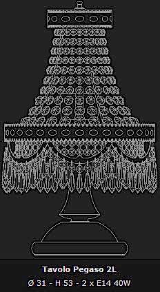 PEGASO 2L TABLE LAMP